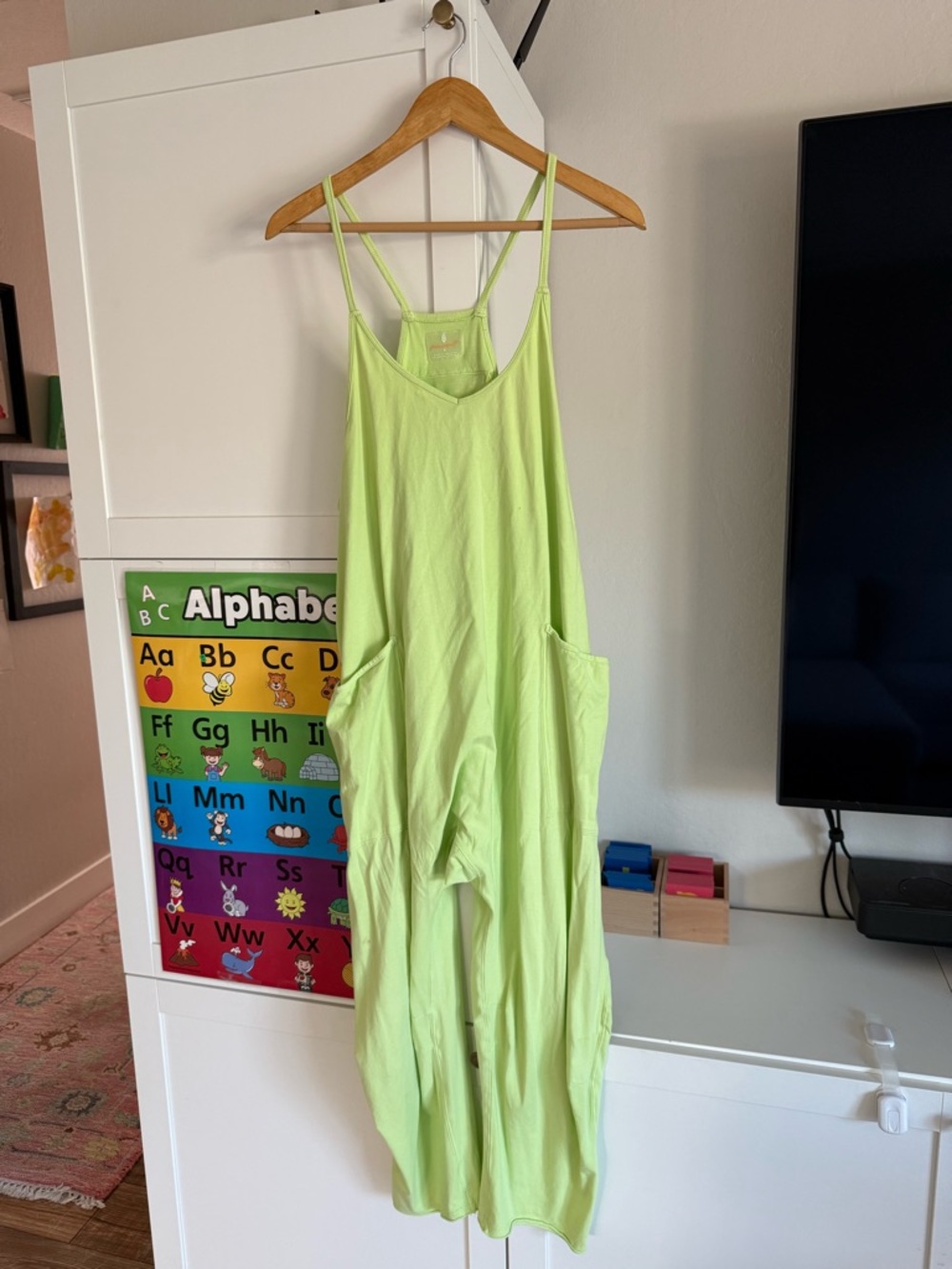 Free People Hot Shot Onesie Key Lime